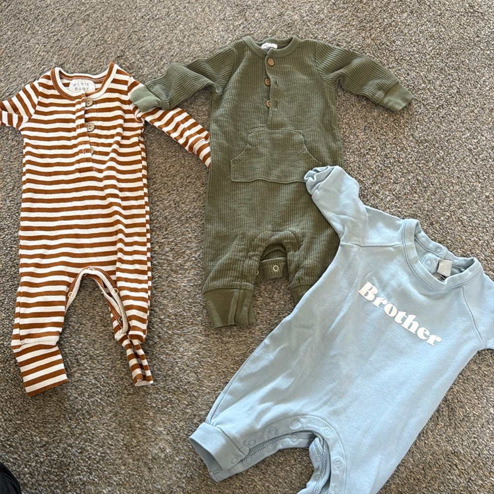3 month onesie sleepers